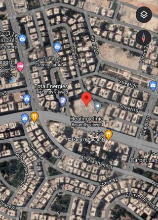 قطعه ارض بالمقطم للبيع بشارع 9