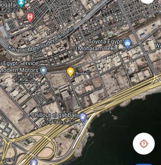 ارض صناعية للايجار بجوار الموقف الجديد