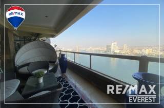 شقة للبيع بالدقي علي النيل مباشرة بمنطقة السفارات