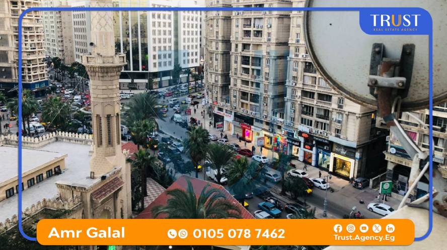 شقة للبيع 180 بسموحة شارع البرت الاول 1