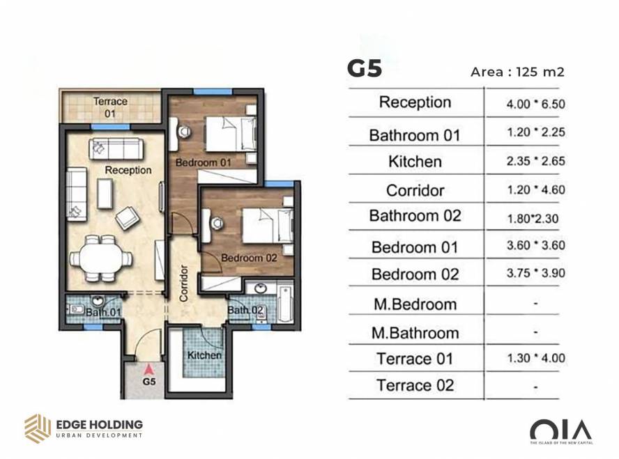View lake Apartment 125m 2 BD 2 Toilets Kitc 1