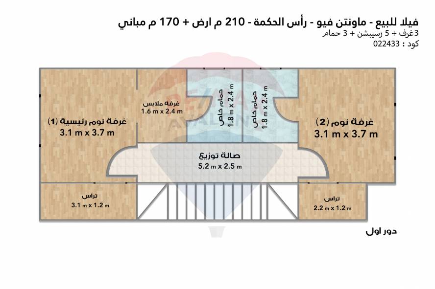 فيلا ستاند الون للبيع ماونتن فيو سكالا سي فرونت 1