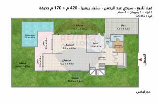 فيلا ستاند ألون للبيع ستيلا ريڤيرا 435 م