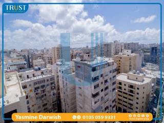 شقة للبيع 233 متر بالم هيلز اسكندرية