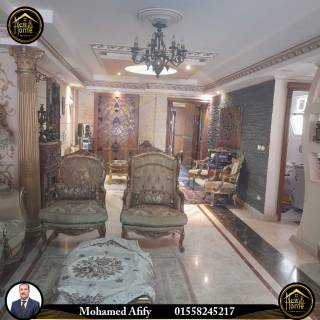 شقة 190م للبيع كفر عبده ش سكينة بنت الحسين