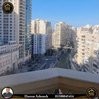 شقة 200م للبيع سان ستيفانو خطوات لشارع ابو قير