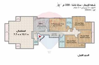 شقه للايجار 190 متر ستانلي خطوات من البحر