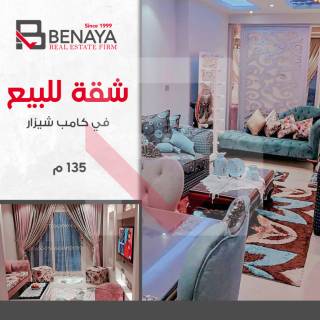 شقة للبيع 222م كامب شيزار شارع بورسعيد أول سكن