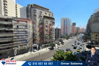 شقة للبيع 250 متر رشدى متفرع من عبد الحميد العبادى