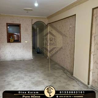 شقة للايجار 120 متر الابراهيميه ش ابوقير