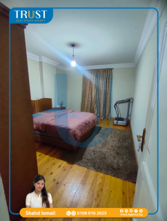 شقة للايجار 220 متر سبورتنج كاملة بانوراما بحر