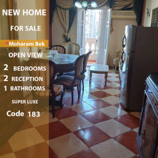 شقة للإيجار 165 متر جليم شارع أبوقير