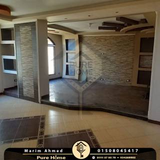 شقة للايجار 170 متر سموحة ش فوزي معاذ