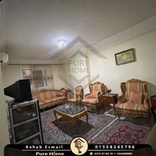 شقة للإيجار المفروش 110 متر لوران خلف ش الشعراوي