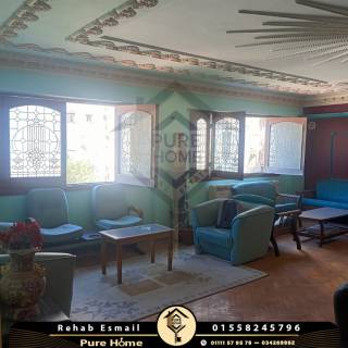 شقة للبيع 120 متر صافى كامب شيزار فيو بحر مباشر