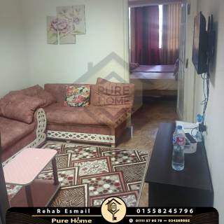 شقة للإيجار المفروش 110م محرم بك