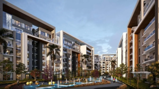 للبيع شقة بجاردن فيو مميز ب R8 العاصمة الإدارية