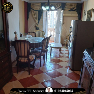 شقة للإيجار المفروش 110م محرم بك