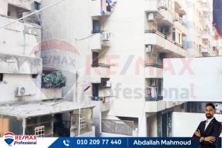 شقة للبيع 150 متر سموحة شارع رئيسي