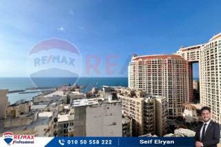 شقة للبيع 185 متر سان ستيفانو ش عبدالسلام عارف