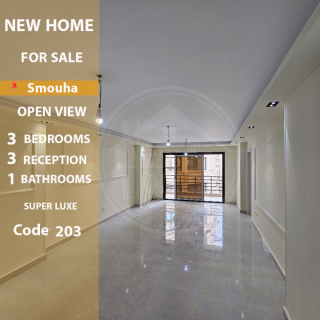 شقة للإيجار الجديد 165 متر سموحه كمباوند فالوري أن