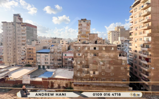 شقة للايجار 190م سموحة خطوات من جامعة فاروس