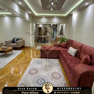 شقة للايجار 160 متر بولكلي ش ابو قير