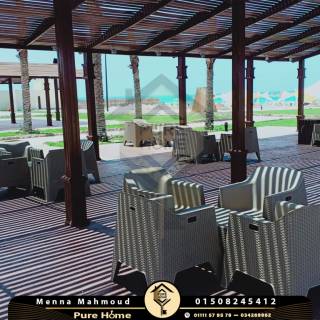 شاليه مفروش للبيع 155 متر مارسيليا بيتش