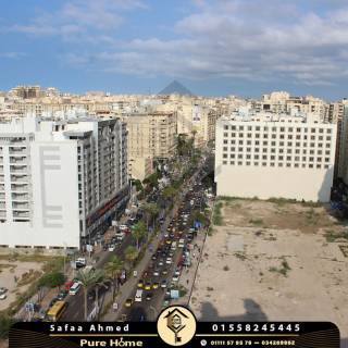 دوبلكس للبيع 250 متر سموحة ميدان فيكتور عمانويل