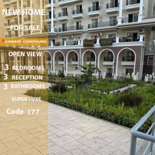 شقة للبيع 130 متر سابا باشا ترام مباشر