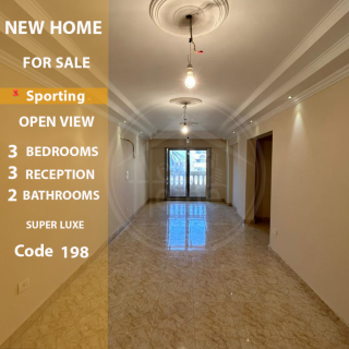 شقة للبيع 125 متر سبورتنج شارع الأقصر خطوات للبحر