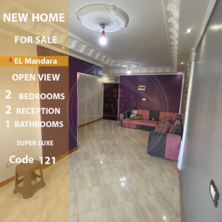 شقة للبيع 100 متر المندرة نبوي المهندس