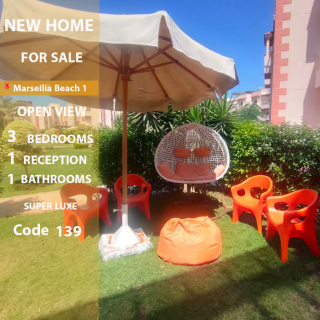 شالية للبيع 75 متر الساحل الشمالي مارسيليا بيتش