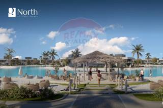 شاليه بمراسى بتصميم مودرن مساحه 158م بمقدم 698 الف