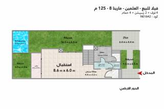 فيلا للبيع على البحر مباشرة في مارينا
