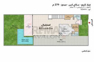 فيلا ستاندالون للبيع 279 متر سموحة ميدوز العروبة