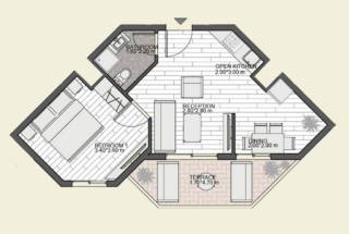 شقه فندقيه للبيع في لسان الوزراء مارينا خمسه