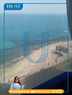 شقة للبيع 160م الابراهيمية تاني نمره من البحر