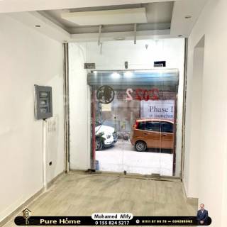 مكتب إدارى للايجار 250 متر سان استيفانو علي الترام