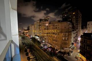 شقة للايجار المفروش 170 متر الابراهيميه ش أبو قير