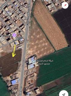 ارض واجهة 3500م على محور دكرنس نجير المزدوج مباشر