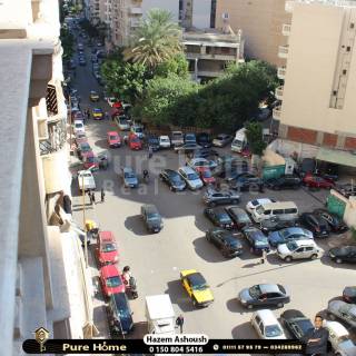 شقة للايجار 136م سموحة جراند فيو