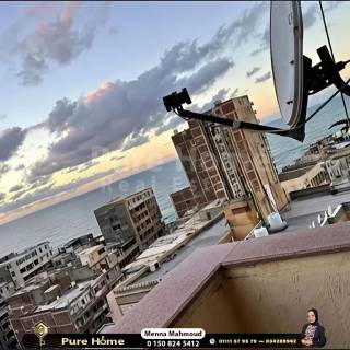 شقة للبيع فى ستانلى 245متر على البحر مباشر