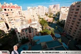 شقة مفروشة للايجار 217 متر جليم شارع مصطفي فهمي