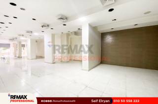 محل للايجار 300 متر جليم علي الترام مباشره