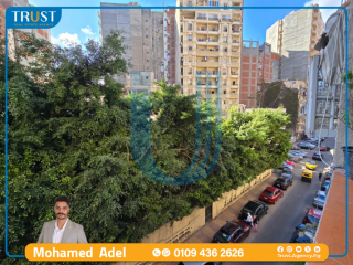 شقة للبيع 145م سموحة خطوات من شارع زكي رجب