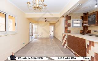 شقة للبيع 110 متر المعمورة الشاطئ شارع سيف وانلي