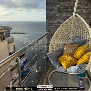 شقة للايجار المفروش جليم شارع أبوقير الرئيسي