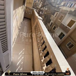 شقة للايجار المفروش155م بولكلي خطوات من ش ابو قير