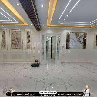 شقة للايجار لوران علي الترام مباشرة